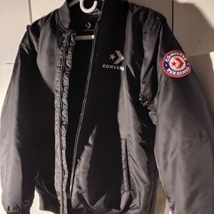 Converse Men's Black Bomber Jacket